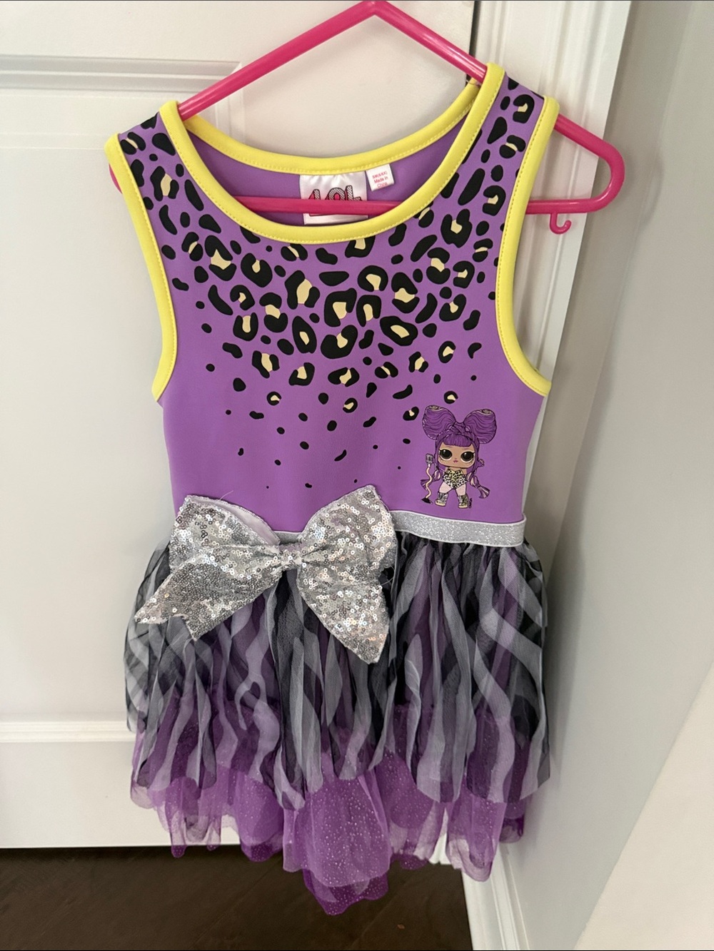 L.O.L. Surprise! Purple Leopard Print Tutu Dress for Kids